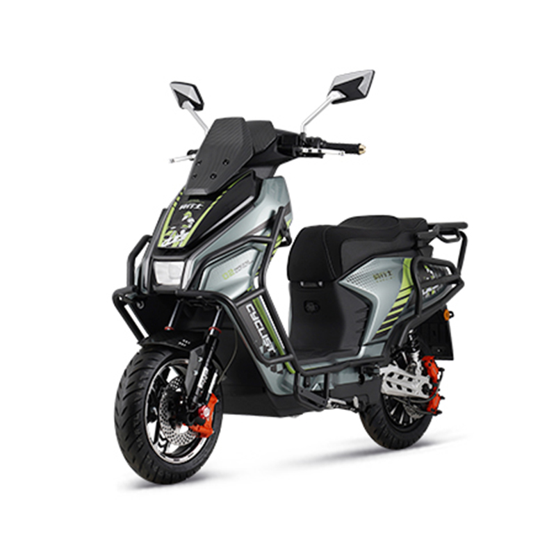 Yousu Cyclist A12 E4 Edition, scooter elétrica com 2500W, painel multifuncional, controlador da marca e pneus semi-hot-melt 110/70-12, disco de seis pistões com pinça caranguejo, multitubos super amortecedores e alta velocidade